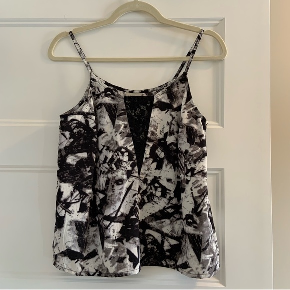 Black and white abstract print cami - Noisy May size XS - Picture 1 of 12